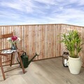 Folie paravan pentru balcon si gradina Bamboo, Maximex, 500x85 cm, PVC/poliamida, natur