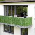 Folie paravan pentru balcon si gradina Ivy, Maximex, 100x300 cm, polietilena/poliester/nailon, verde