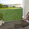 Folie paravan pentru balcon si gradina Ivy, Maximex, 100x300 cm, polietilena/poliester/nailon, verde