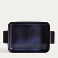 Tava de copt Lossi, Homla, 38.5x24x6 cm, ceramica, albastru