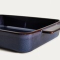 Tava de copt Lossi, Homla, 38.5x24x6 cm, ceramica, albastru