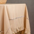 Fata de masa Tadaro, Homla, 150x220 cm, bumbac, bej