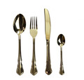 Set tacamuri 16 piese, Imperial Gold, Brandani, inox, auriu