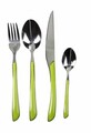Set tacamuri 24 piese, Lime, Brandani, inox, verde lime