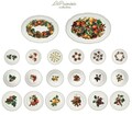 Platou servire, Le Primizie, Brandani, 50x35 cm, portelan