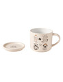 Set 2 cani, Cats, Brandani, 10x9 cm, portelan New Bone China
