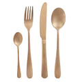 Set tacamuri 16 piese, Old Gold, Brandani, inox, auriu
