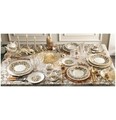 Set tacamuri 16 piese, Old Gold, Brandani, inox, auriu