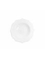 Serviciu de masa 18 piese, Queen, Brandani, portelan New Bone China, alb