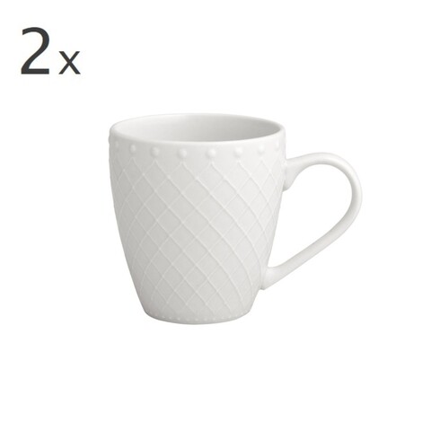 Set 2 cani, Burlesque, Brandani, 9.5x10.5 cm, portelan