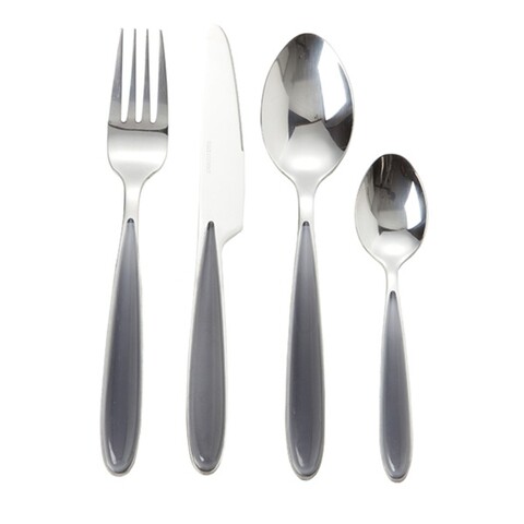 Set tacamuri 16 piese, Grey Pearl, Brandani, inox