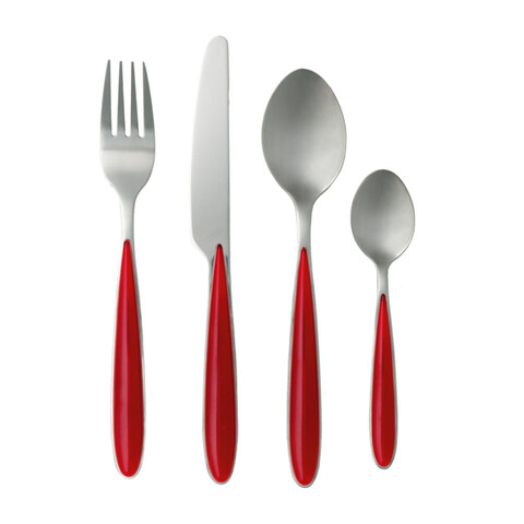 Set tacamuri 16 piese, Vermilion, Brandani, inox