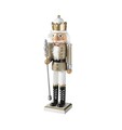 Decoratiune, Nutcracker Gold, Brandani, 10x8x38 cm, lemn acacia/sticla
