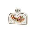 Suport pentru servetele, Christmas, Brandani, 14.5x4x12 cm, portelan