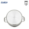 Oala cu capac Titanium3, Cooking by Heinner, 20x10 cm, 2.8 L, inox/sticla, argintiu