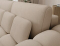Canapea extensibila 3 locuri ELTAP, Cotonn, 256x119x105 cm, lemn/poliester, bej