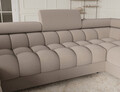 Coltar extensibil dreapta 3 locuri ELTAP, RT-18SO, Fectory, 346x205x93 cm, lemn/poliester, bej inchis