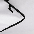 Lenjerie de pat King Size, Ghost Town, Homla, 3 piese, 200x220 cm, bumbac, alb/negru