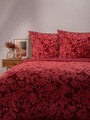 Lenjerie de pat pentru o persoana, Margot, Homla, 2 piese, 140x200 cm, poliester, burgundy