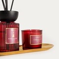 Set difuzor de parfum si lumanare Desire, Homla, 100 ml, 65 gr, sticla, rosu