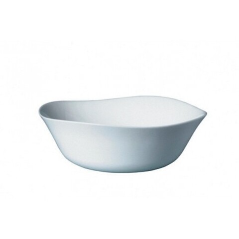 Set 6 boluri pentru salata Parma, Bormioli, Ø14 cm, opal, alb