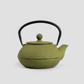 Set ceainic cu 2 cesti Modig, Homla, 800 ml, fonta, verde