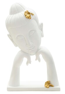 Alb;Auriu, Buddha -B