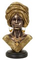 Figurina /sculptura decorativa  Nairobi, Mauro Ferretti, 21x16x38 cm, polirasina, multicolor