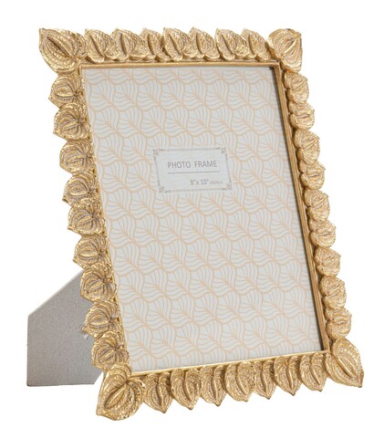 Rama foto Anthurium, Mauro Ferretti, 20x25 cm, polirasina/sticla, auriu