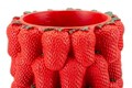 Suport ghiveci Strawberry, Mauro Ferretti, 20x32 cm, polirasina, rosu
