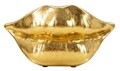 Vaza decorativa Lips, Mauro Ferretti, 23x8x12 cm, polirasina, auriu