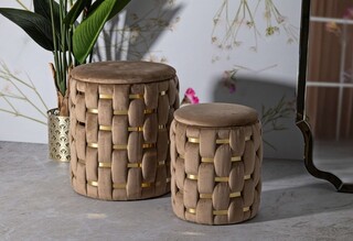 Auriu, Set 2 taburete