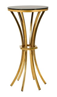 Auriu;Negru, Masuta inalta 40x81 cm