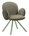 Set 2 scaune Stockholm -B, Mauro Ferretti, 64x68x83 cm, fier/poliester, verde