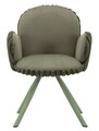 Set 2 scaune Stockholm -B, Mauro Ferretti, 64x68x83 cm, fier/poliester, verde