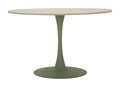 Masa dining Stockholm, Mauro Ferretti, 120x120x76 cm, MDF/fier, verde