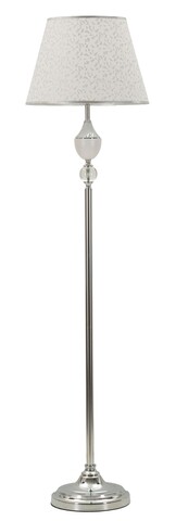 Lampadar Kody, Mauro Ferretti, 1 x E27, 40W, 40x158 cm, fier, argintiu/alb