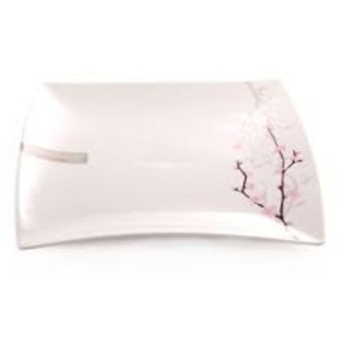 Farfurie intinsa dreptunghiulara, Secret de Gourmet, Romance, 18.5 x 30.5 cm, portelan, multicolor