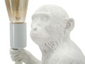 Lampa de masa Monkey Sitting, Mauro Ferretti, 1 x E27, 40W, 33x33x32 cm, polirasina, alb