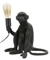 Lampa de masa Monkey Sitting, Mauro Ferretti, 1 x E27, 40W, 33x33x32 cm, polirasina, negru