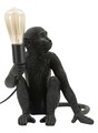 Lampa de masa Monkey Sitting, Mauro Ferretti, 1 x E27, 40W, 33x33x32 cm, polirasina, negru