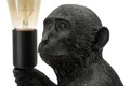 Lampa de masa Monkey Sitting, Mauro Ferretti, 1 x E27, 40W, 33x33x32 cm, polirasina, negru