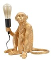 Lampa de masa Monkey Sitting, Mauro Ferretti, 1 x E27, 40W, 33x33x32 cm, polirasina, auriu