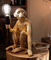 Lampa de masa Monkey Sitting, Mauro Ferretti, 1 x E27, 40W, 33x33x32 cm, polirasina, auriu