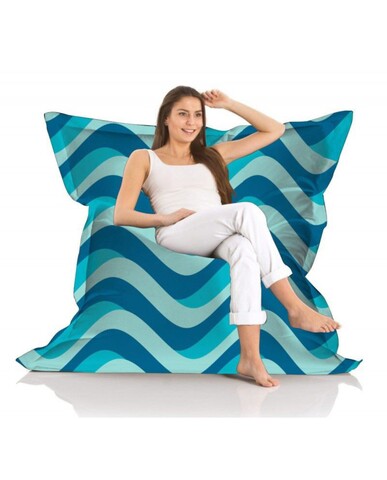 Fotoliu de gradina Bean Bag, Ferndale, 248FRN1591, 100% polistiren, Multicolor