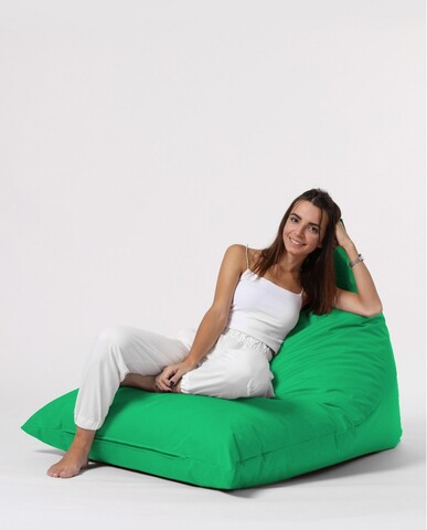 Fotoliu de gradina Bean Bag, Ferndale, 248FRN1603, 100% STYROSPUMĂ RECICLATĂ DE ÎNALTĂ DENSITATE , Verde Fistic
