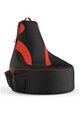 Fotoliu de gradina Bean Bag, Ferndale, 248FRN1604, 100% STYROSPUMĂ RECICLATĂ DE ÎNALTĂ DENSITATE, Roșu/Negru