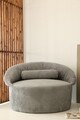 Set fotoliu si taburet, Atelier del Sofa, 383EVN1254, Antracit
