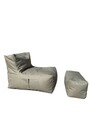 Set fotolii tip puf (2 piese), Atelier del Sofa, 535PFT1209, Bej