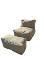 Set fotolii tip puf (2 piese), Atelier del Sofa, 535PFT1209, Bej